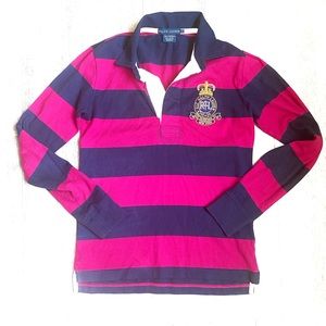 Ralph Lauren Polo Rugby vintage Shirt Striped women size small